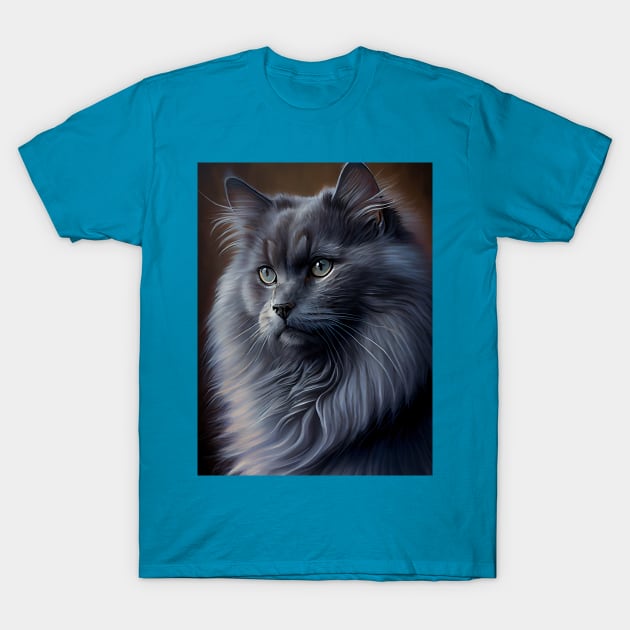 Nebelung cat T-Shirt by ABART BY ALEXST 